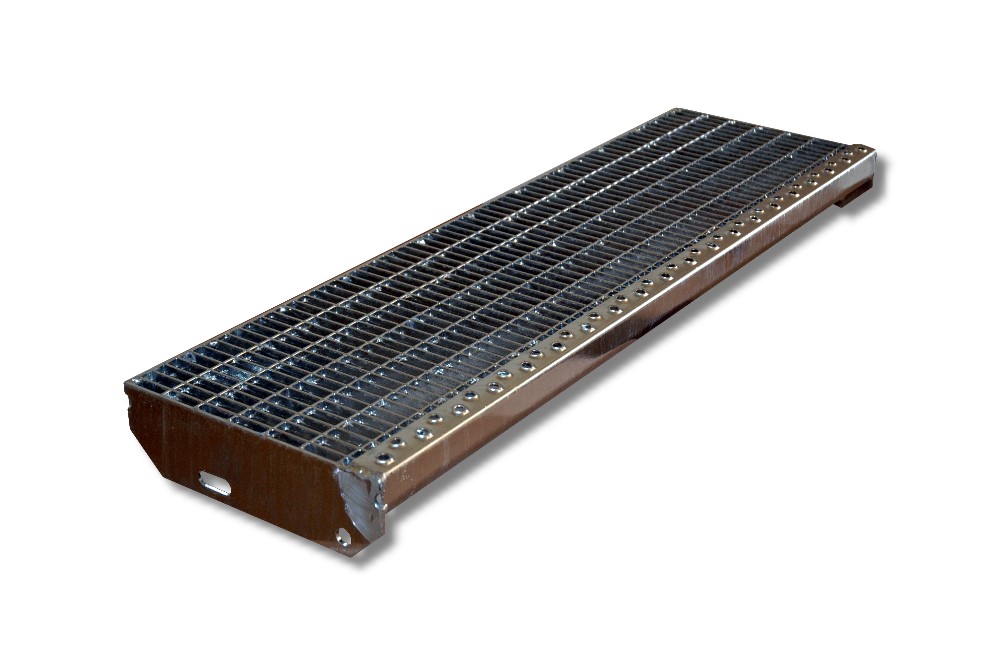 Marche en caillebotis 1000 x 305 mm  - Maille 30/10