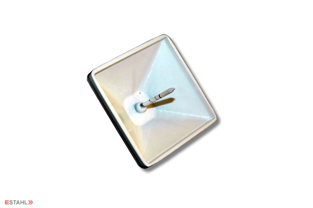 Pfostenkappe aus Aluminium 94 x 94 mm weiss