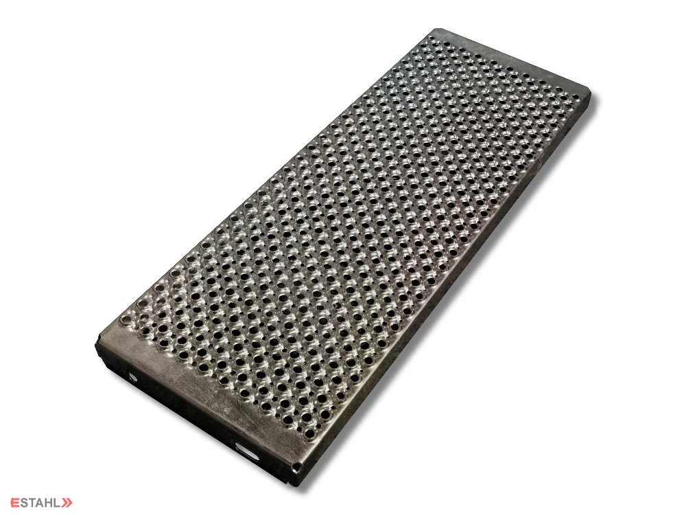 V2A safety step 800 x 300 x 45 mm