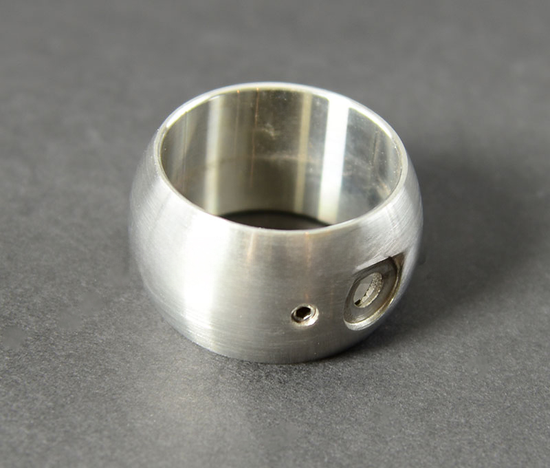 V2A - Anneau sphérique pour support de main courante pour 42,4 mm