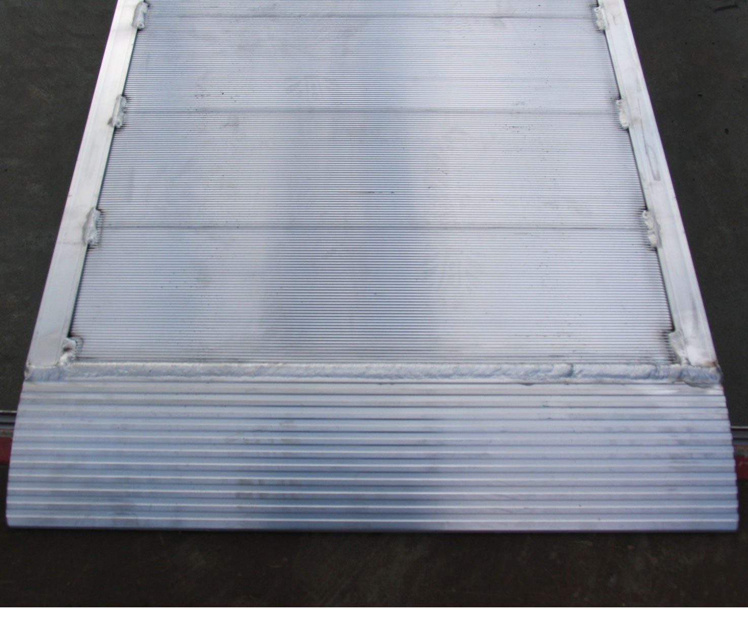 1 pièce Rampe large avec rebord, 5000 x 1000 mm