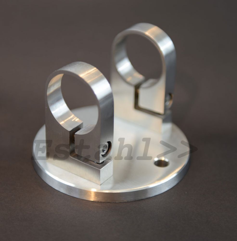 Bodenanker V2A 2040, Rohr D - 33,7 x 2 mm | Handlaufträger Bodenanker V2A 2040, Rohr D - 33,7 x 2 mm | Handlaufträger