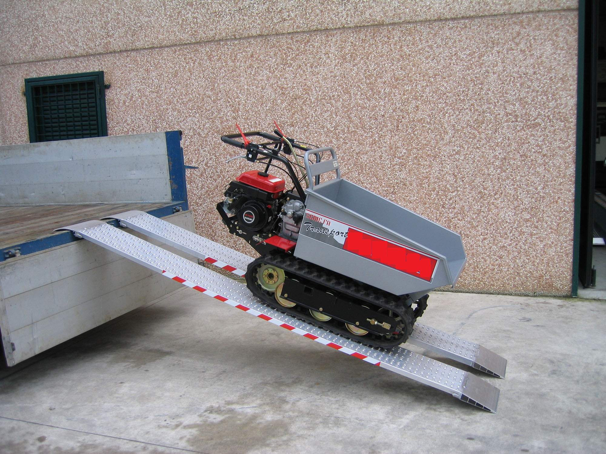 1 paire de rampes sans rebord, longueur 3000 mm, largeur 215 mm