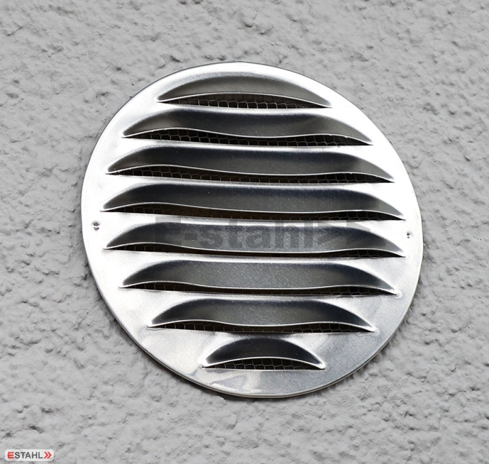 Lüftungsgitter aus Aluminium Ø 120 mm