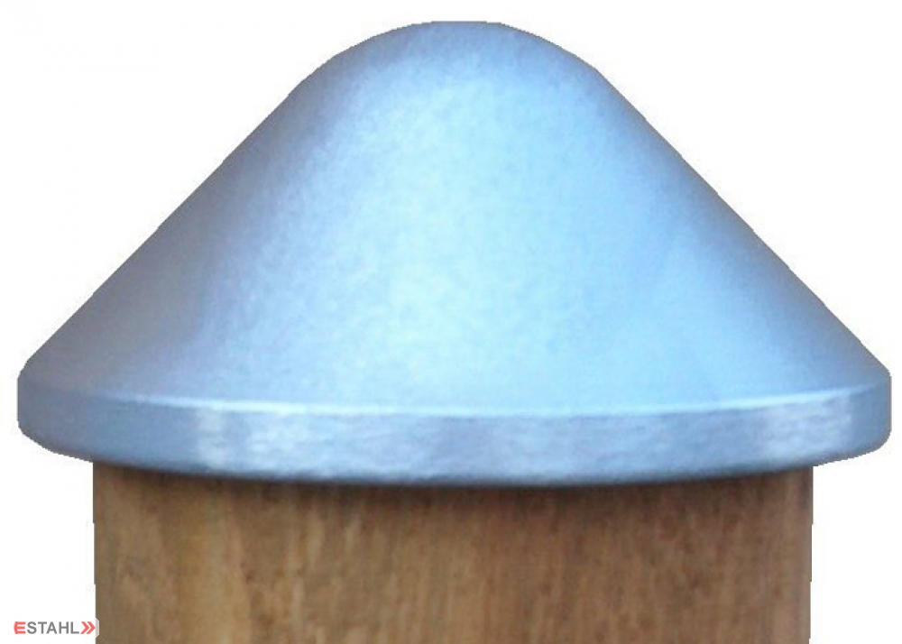 Pfostenkappe aus Aluminium - rund - 85 mm