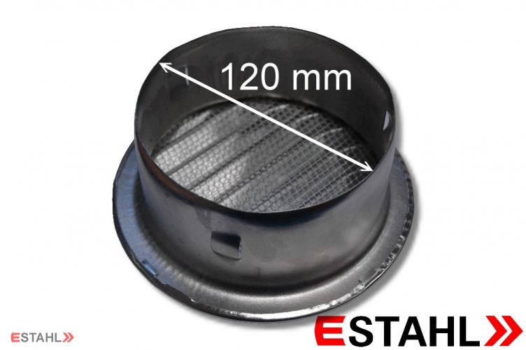 Lüftungsgitter aus Aluminium Ø 120 mm