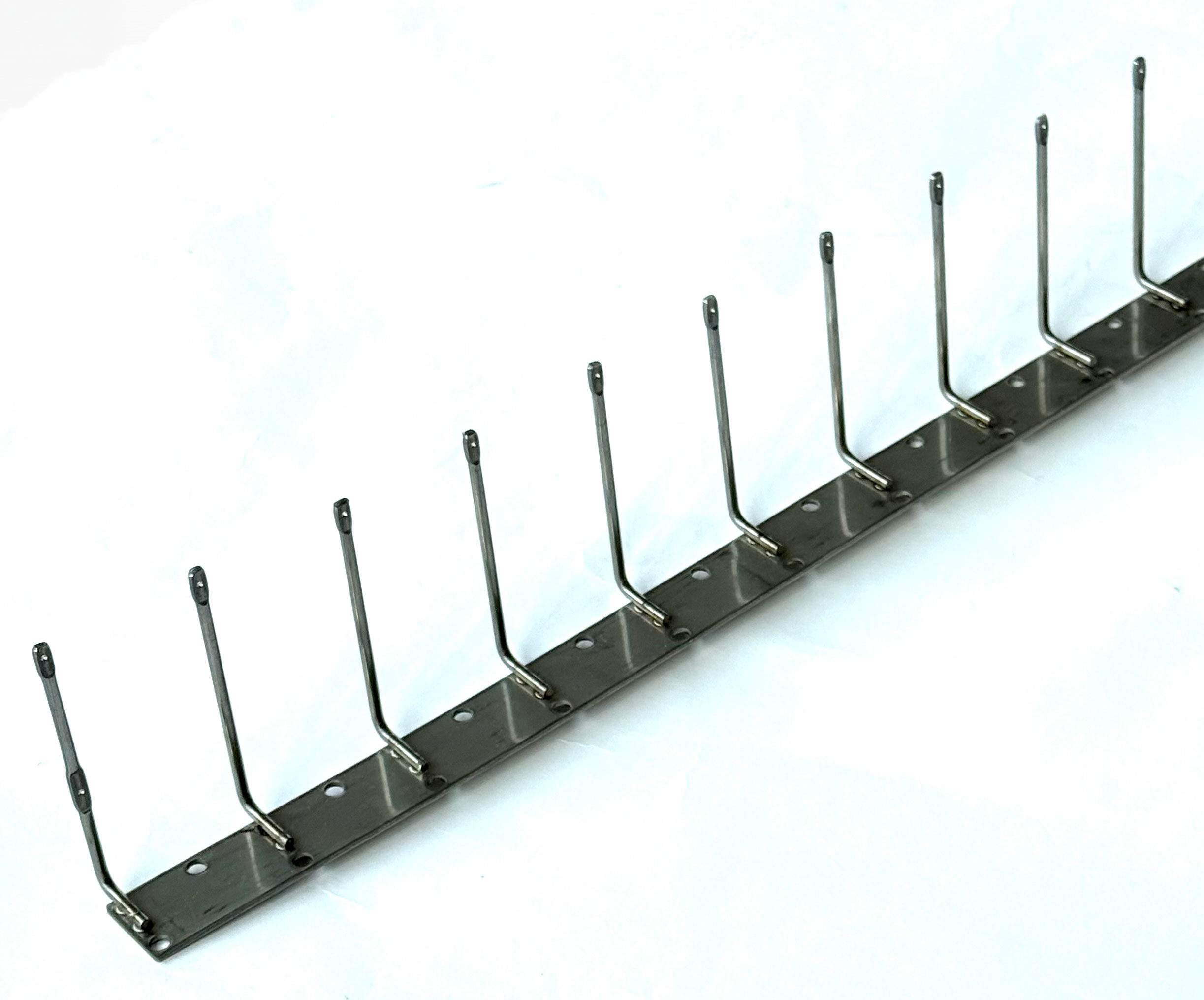 Edelstahl Seilständer, 10-fach mit Unterflugschutz