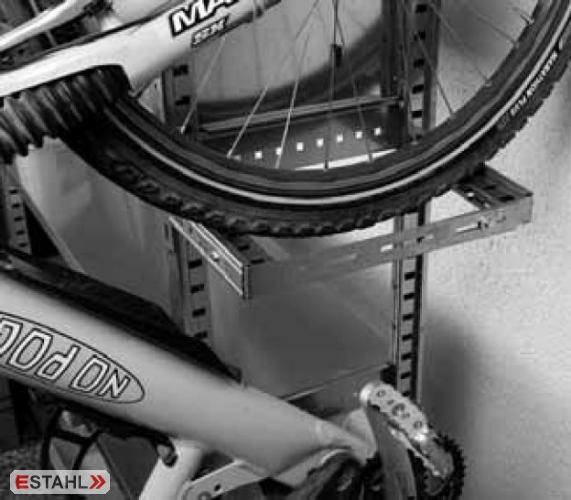 Fahrradhalter für 300 mm Regaltiefe