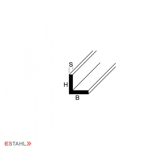 Winkelprofil gleichschenkelig 45 x 45 x 3 mm