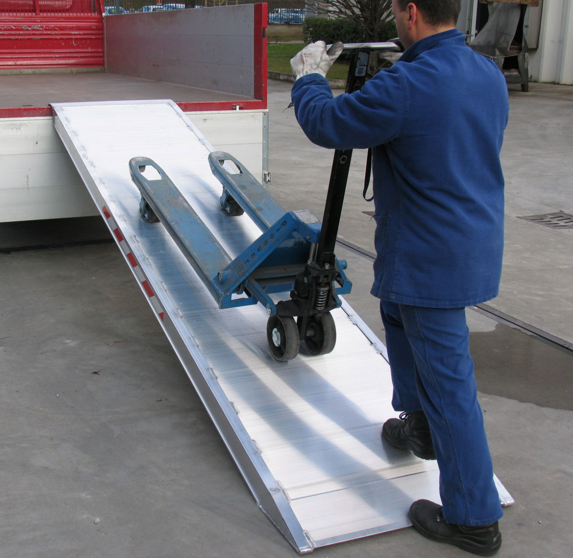 1 pièce Rampe large avec rebord, 1800 x 750 mm