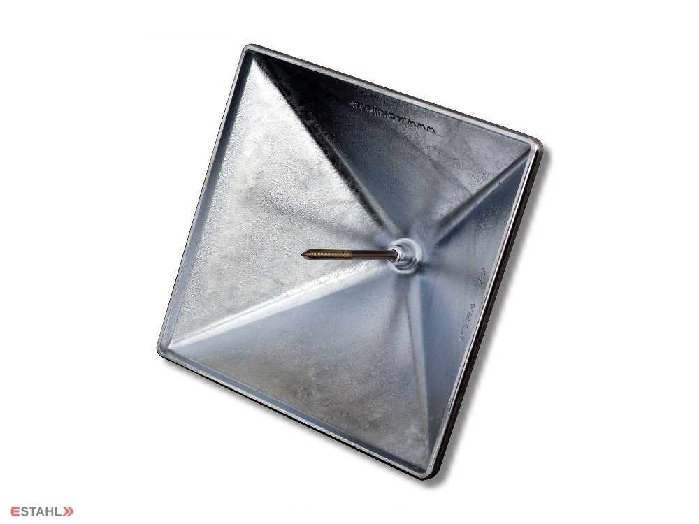 Pfostenkappe aus Aluminium 130 x 130 mm