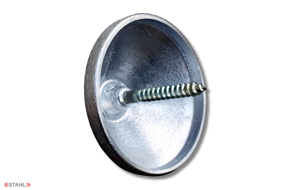 Pfostenkappe aus Aluminium - rund - 85 mm