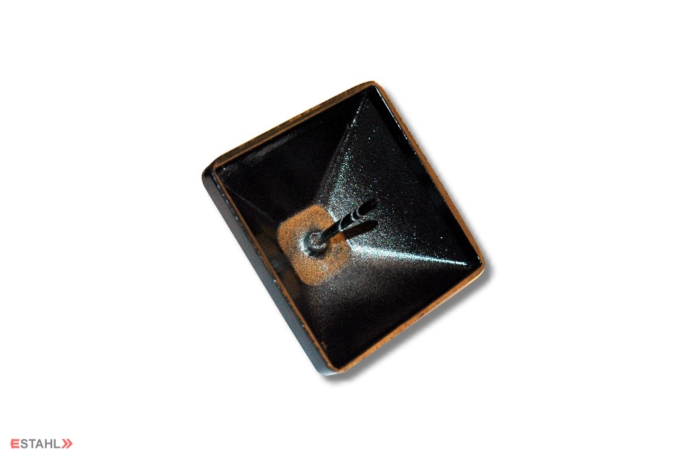 Pfostenkappe aus Aluminium 94 x 94 mm schwarz